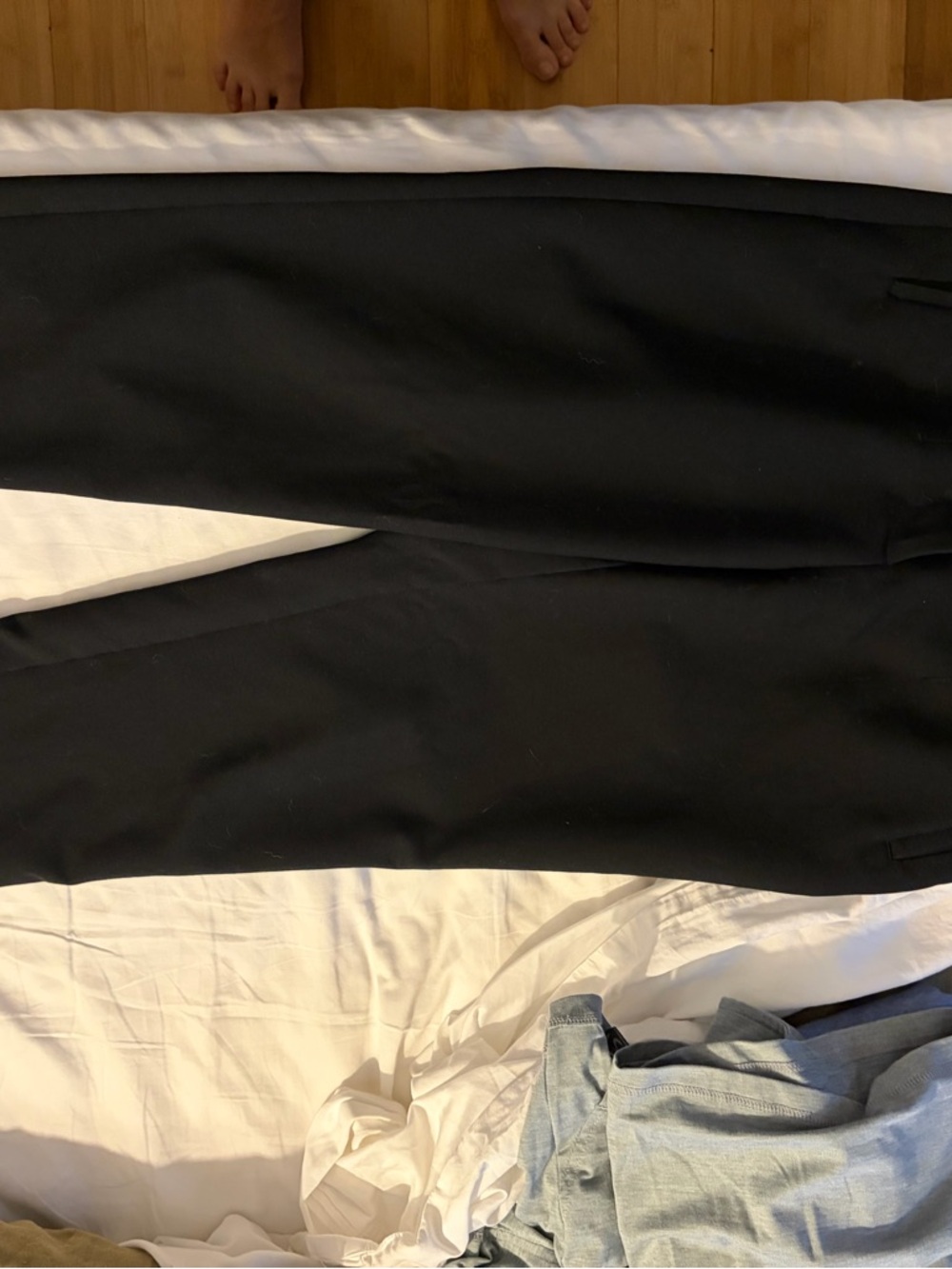 Zara Black Dress Pants - High-waisted ankle Straight Leg